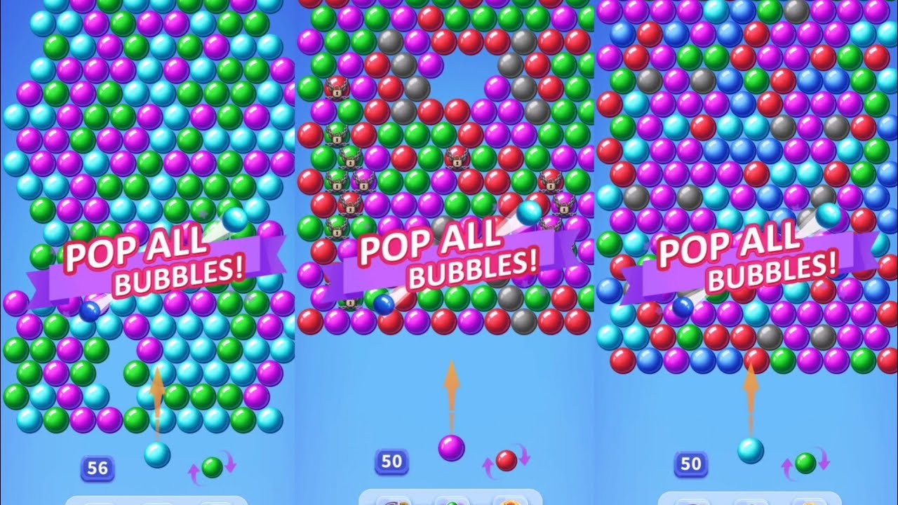 Shoot Bubble Pop Bubbles | Bubble Shooter New Gameplay Levels 496-500 Walkthrough | Android & iOS