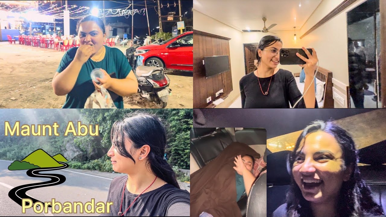 Road trip 🛣️ Porbandar to maunt abu {Rajasthan}|| sadiya Vaishali vlog’s || 