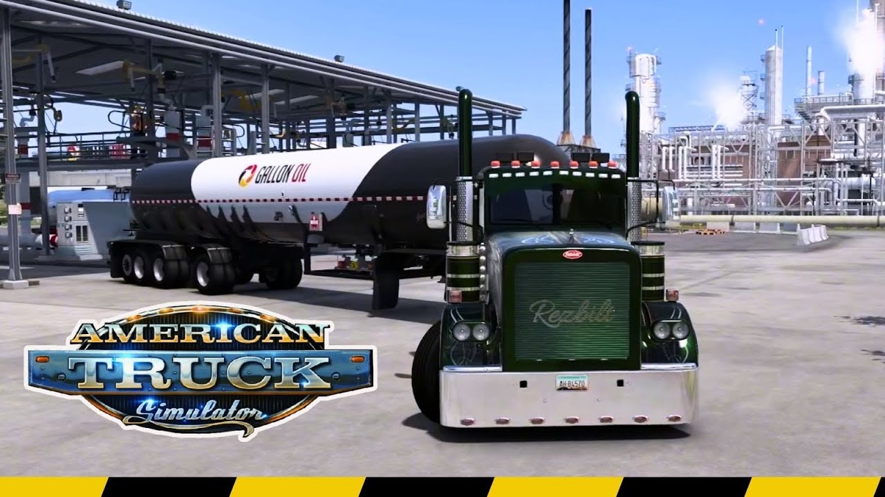 FRETE DE COMBUSTIVEL - American Truck Simulator - Peterbilt 389