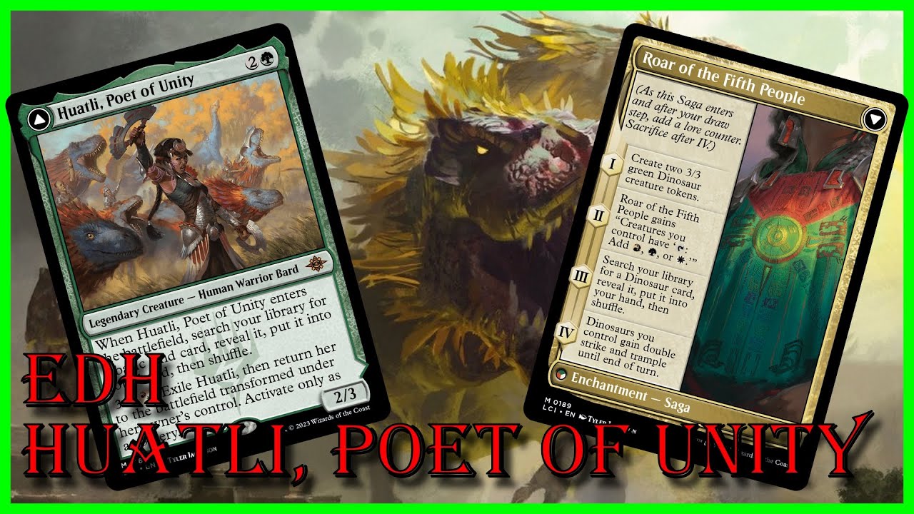 Huatli, Poet of Unity EDH Deck Tech | Magic the Gathering