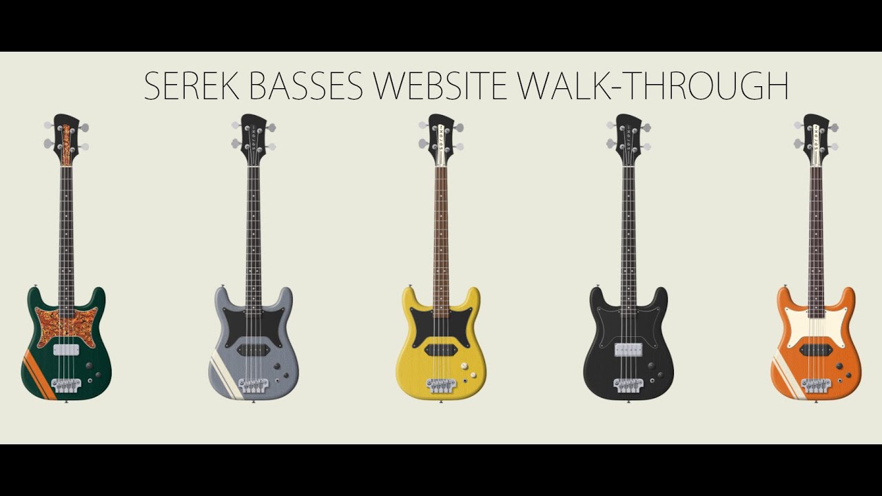 Serek Basses // Bass Configurator Walk-Through