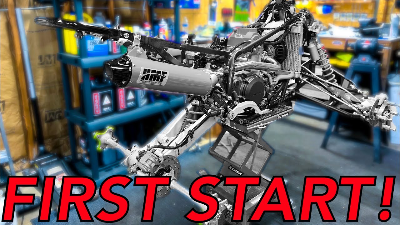 HONDA TRX450ER COMPLETE RESTORATION! FIRST START- PART 3