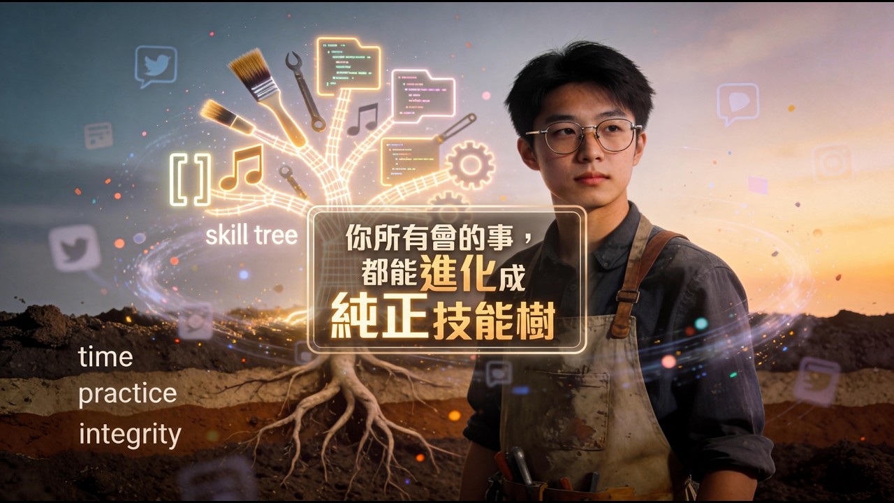 振空譽〈你所有會的事都能進化成純正技能樹〉拓寬世界展望嚮往風旅途篇｜維修：急躁、浮躁、追求速成、只看結果、不重過程、容易被他人和標籤影響的決策系統、缺乏自信與耐挫力、短視、缺乏長期規劃能力