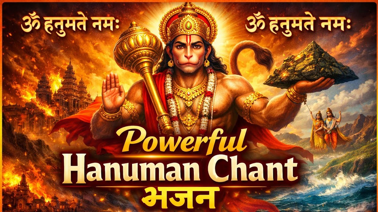 Powerful Hanuman Chant ॐ हनुमते नम | हनुमान जी का चमत्कारी भजन | Bajrangbali Bhajan | Tuesday Bhajan