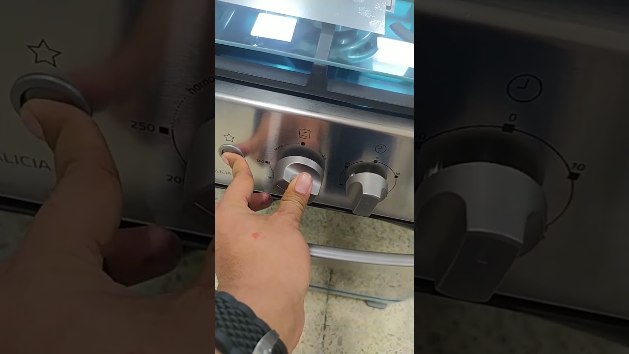 as&iacute;. se prende el horno con grill