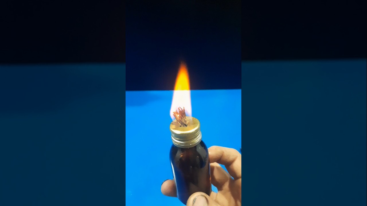 How to make an alcohol torch with disposable items 