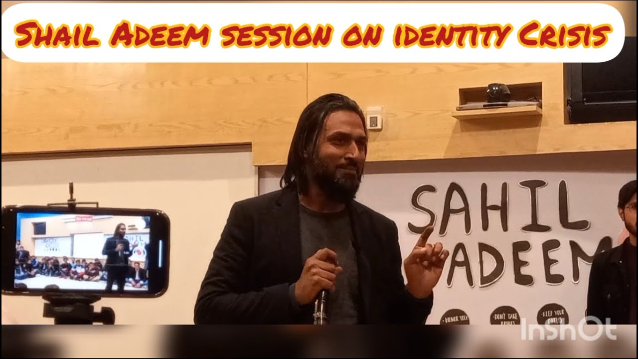 Sahil Adeem lecture on identitiy Crisis at Comsats Islamabad            #sahiladeem