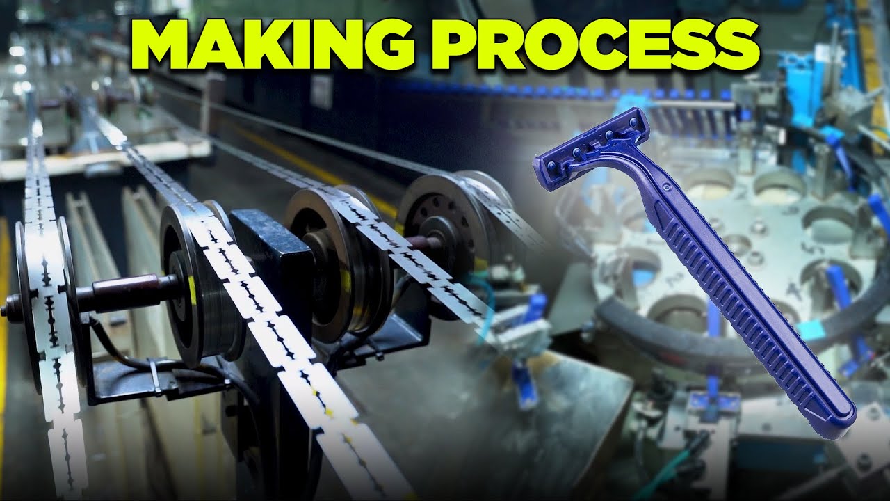 Razor Blade and Safety Razor Making Process | Inside Treet Factory | How It's Made