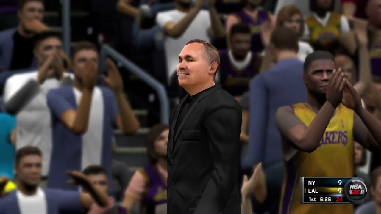 NBA 2K11 Gameplay - New York Knicks vs Los Angeles Lakers