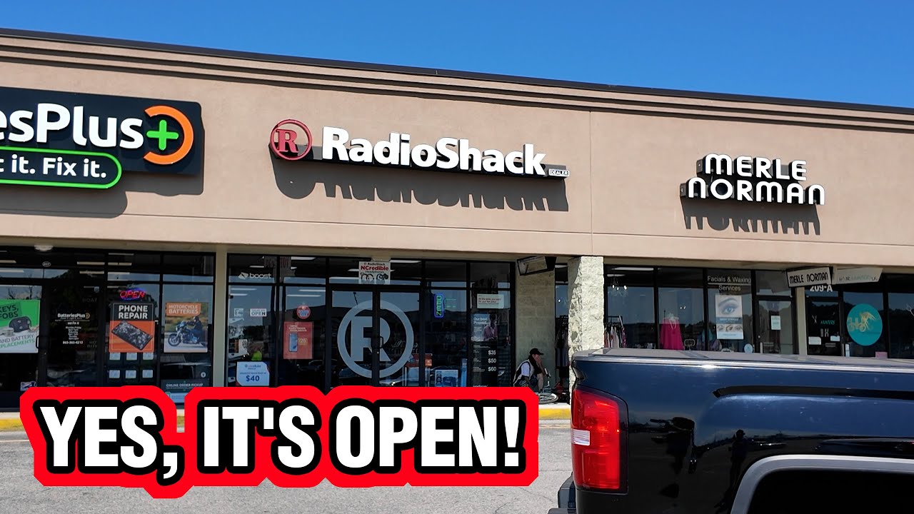 Shopping at Radioshack in the 2020's