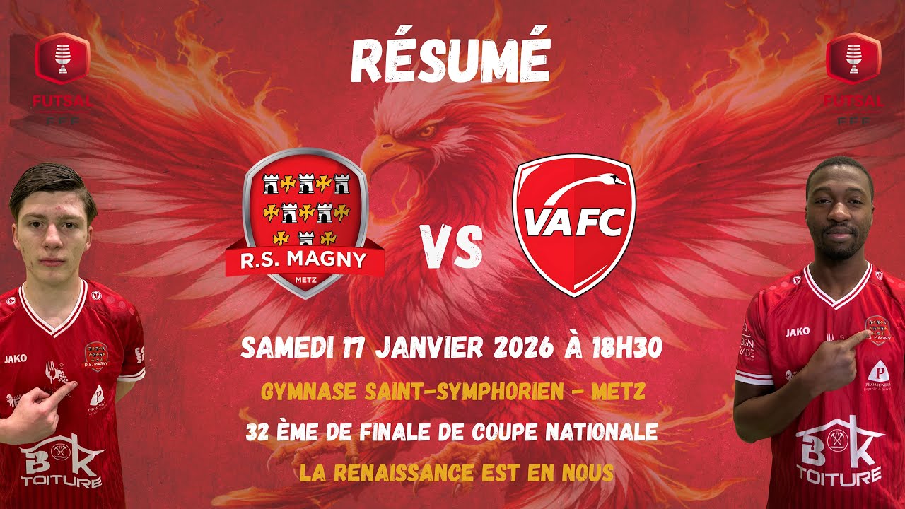 Résumé 32ème de finale de Coupe Nationale - RS MAGNY 🆚 FC VALENCIENNES