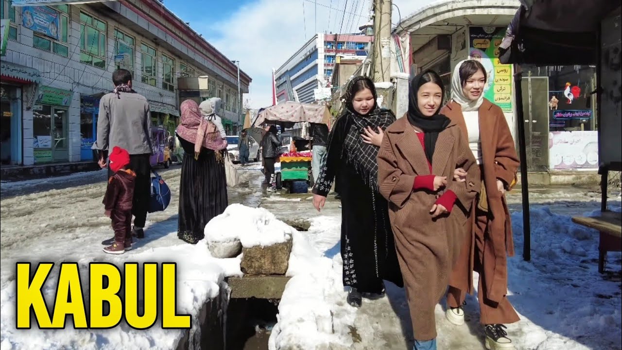 Kabul in Winter 2026 ❄️ Walking Tour Through Snowy Streets & Daily Life in Afghanistan