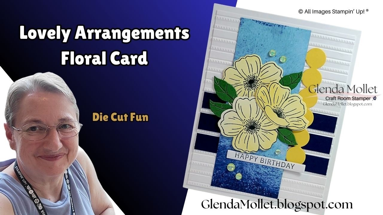 A Beautiful Swap Card Using the Lovely Arrangements Bundle