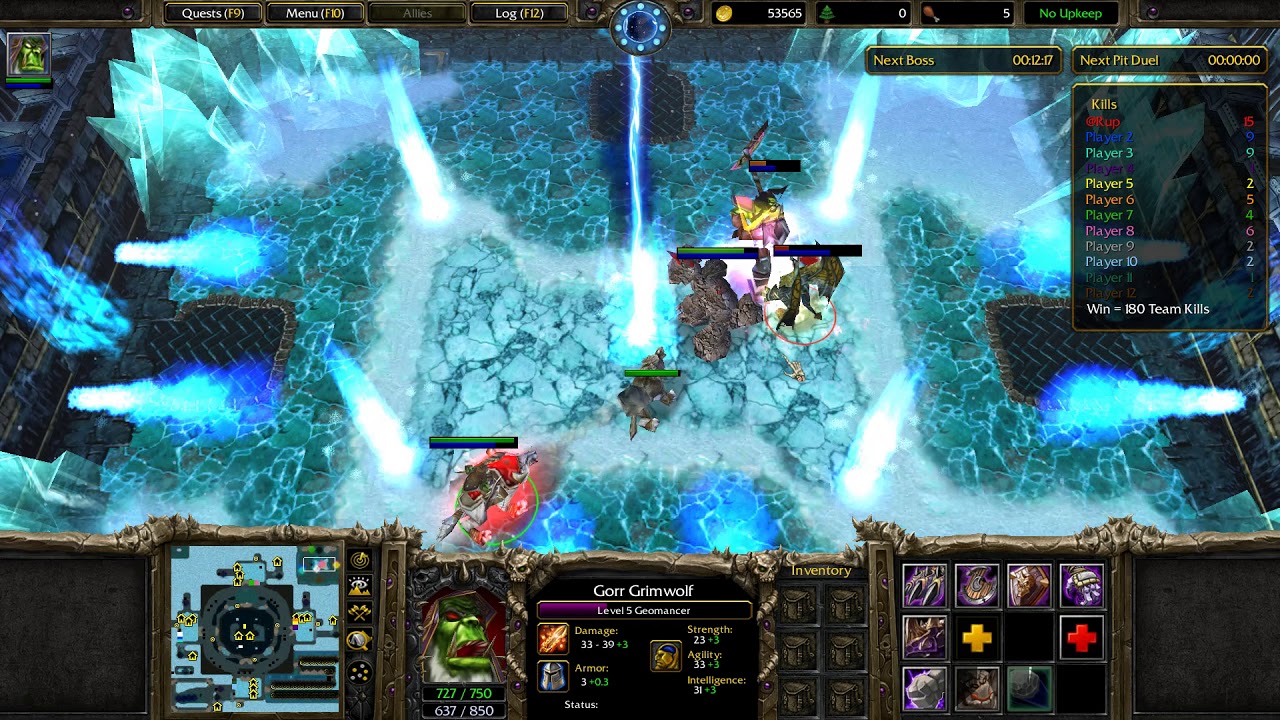 Warcraft 3: Reapers Arena.
