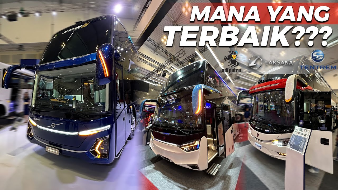 PERANG BUS DOUBLE DECKER BARU DI GIIAS 2023, BAGUS MANA⁉️