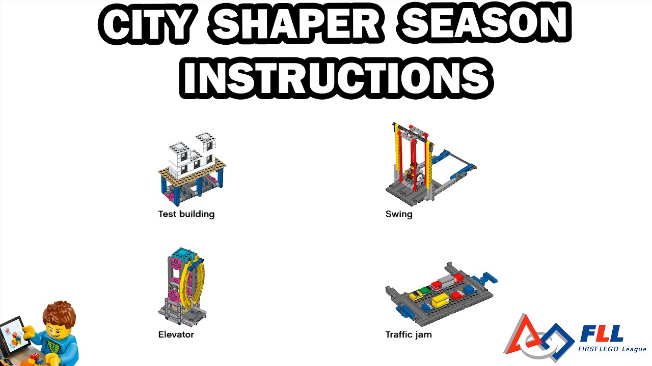 LEGO INSTRUCTIONS - MISSION MODEL CITY SHAPER - FIRST LEGO LEAGUE - CHALLENGE BOX SET