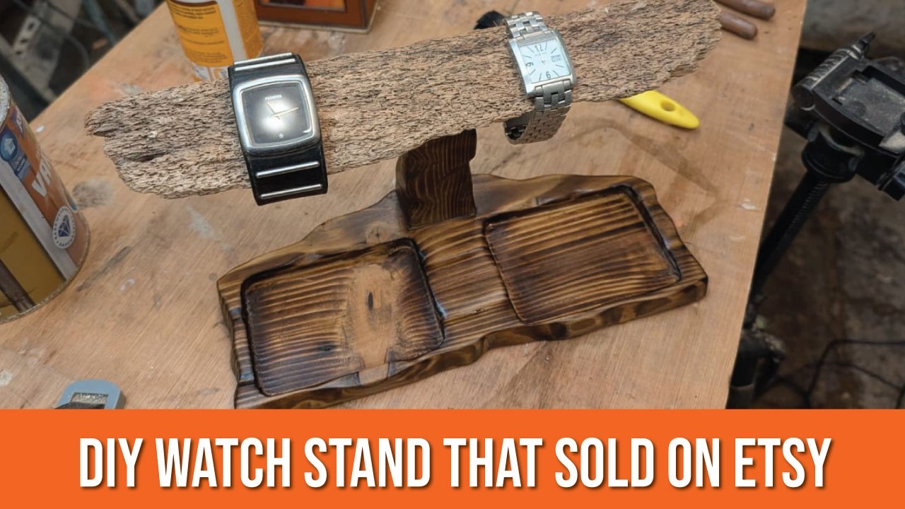 DIY Watch Stand that SOLD on Etsy!