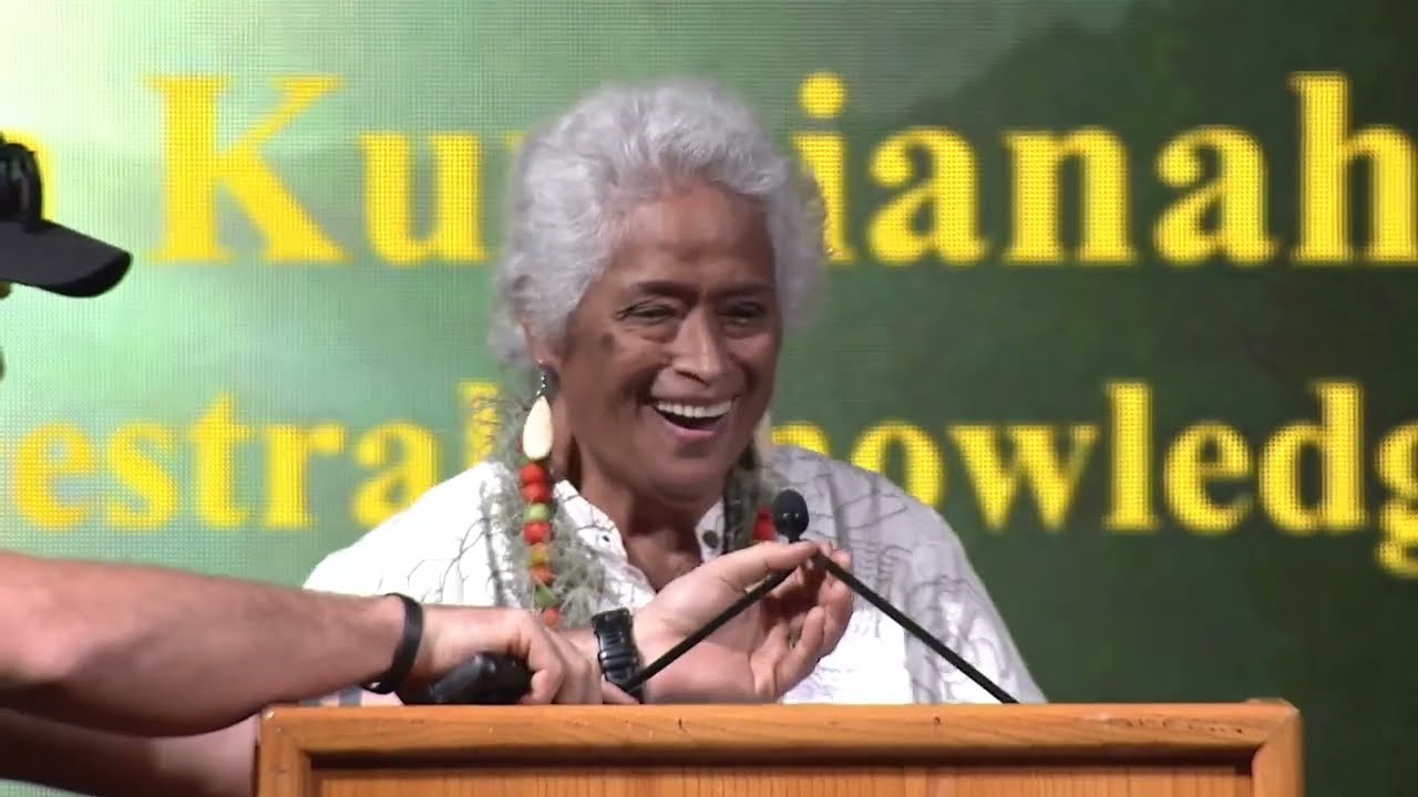 Основной докладчик Пуалани Канакаоле Канахеле | Съезд коренных жителей Гавайев 2024 г.