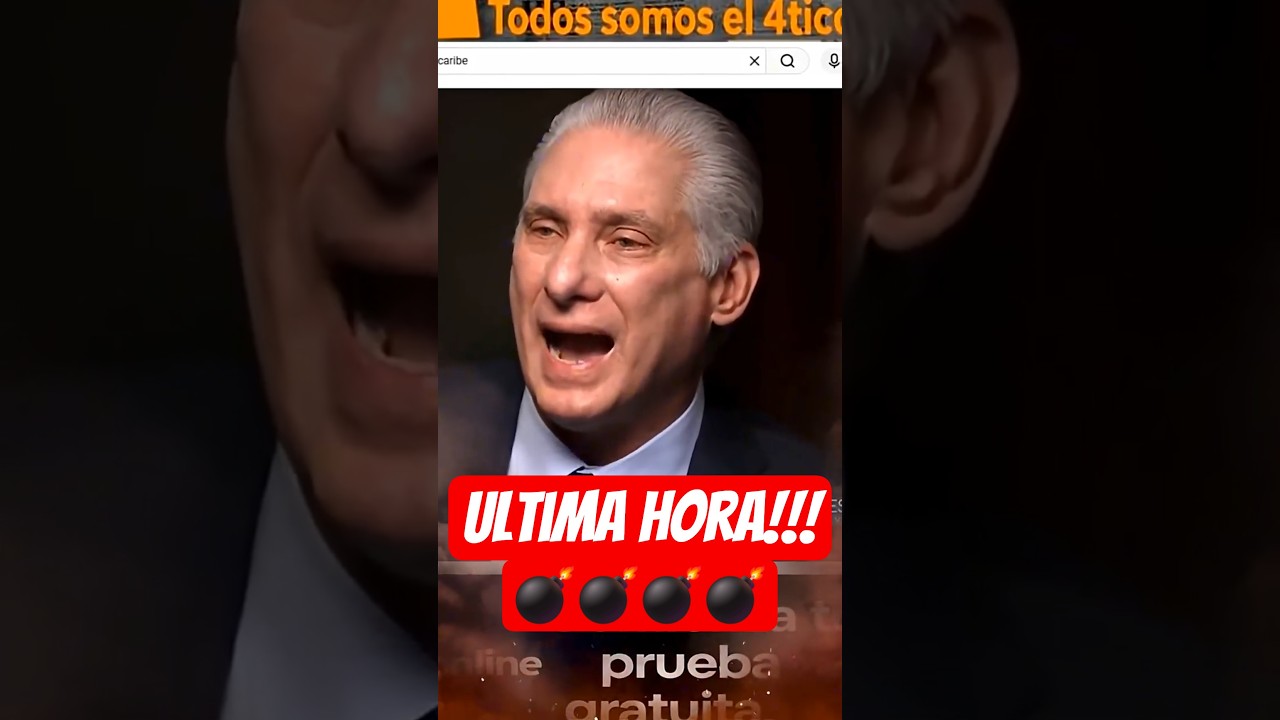 Diaz Canel EXPLOT&Oacute; 😱🔥 #shorts