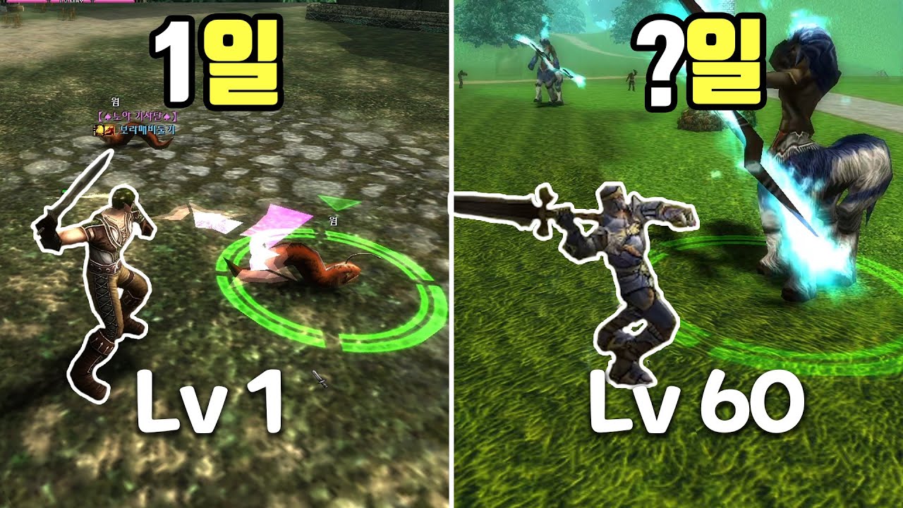 그 시절 쟁게임 나이트 온라인을 **일간 육성하기