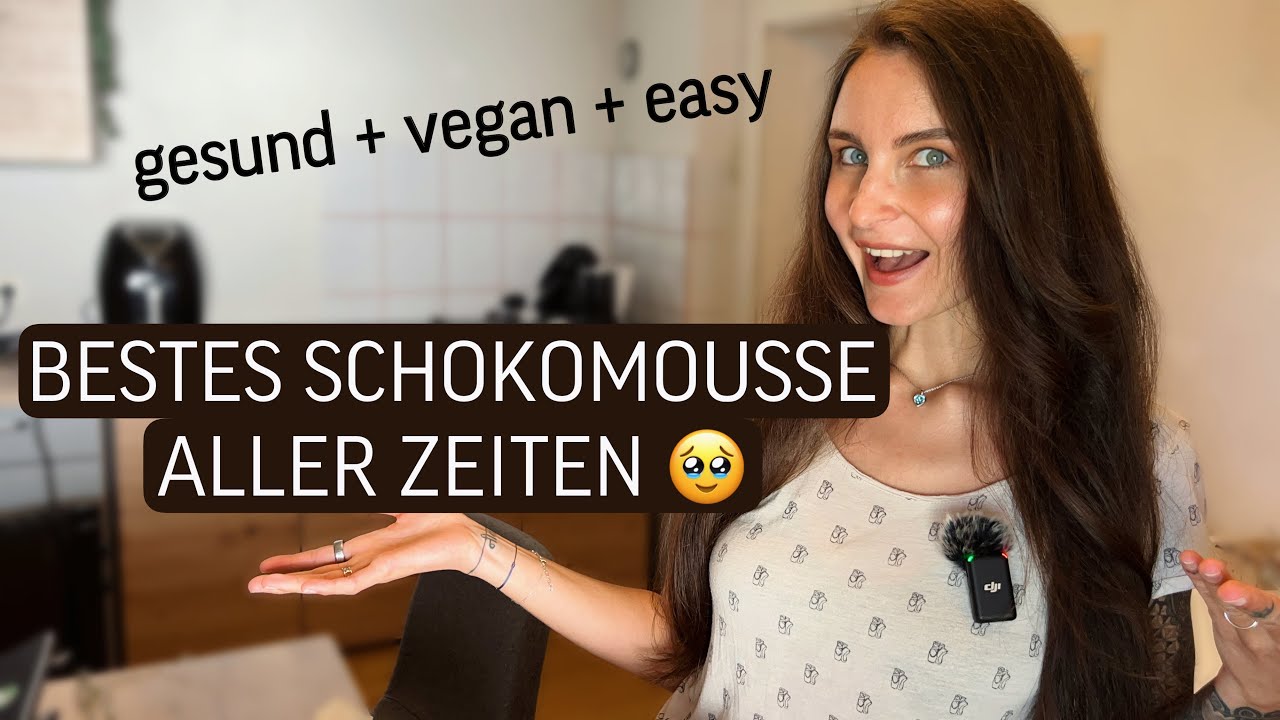 Das leckerste, einfachste und gesündeste Schokomousse! Vegan + High Protein