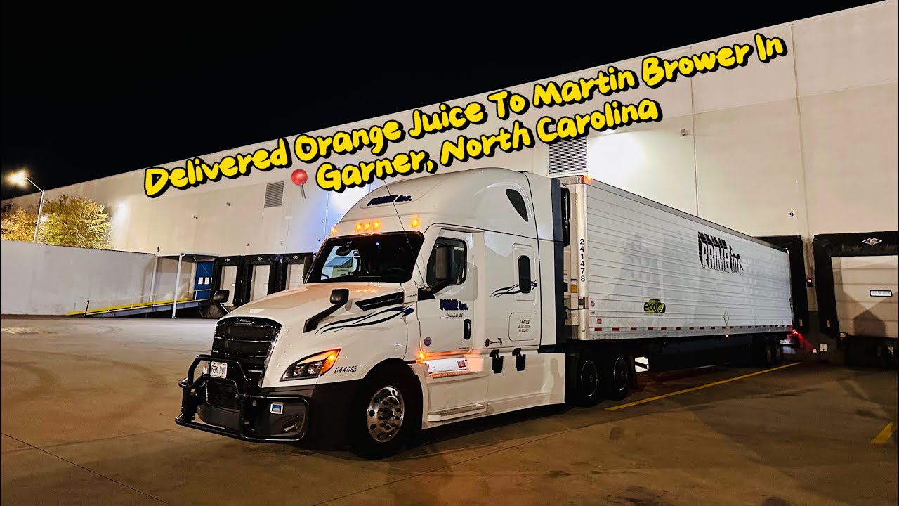 Delivered Orange Juice To Martin Brower In 📍Garner, North Carolina | Prime INC.