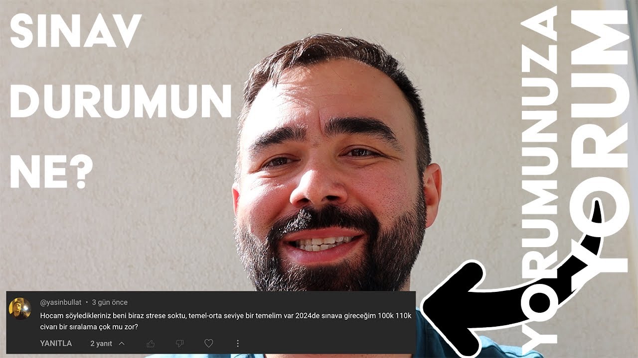 YKS 2024 ve 2025 Adaylarının Soruları | Yorumunuza Yorum