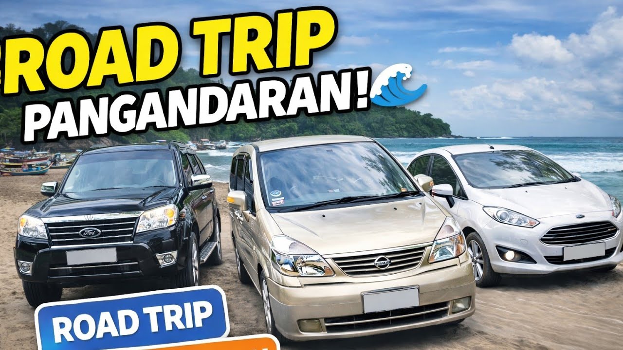Road Trip Pangandaran 🚗 3 Mobil Sekaligus! Serena C24, Everest & Fiesta