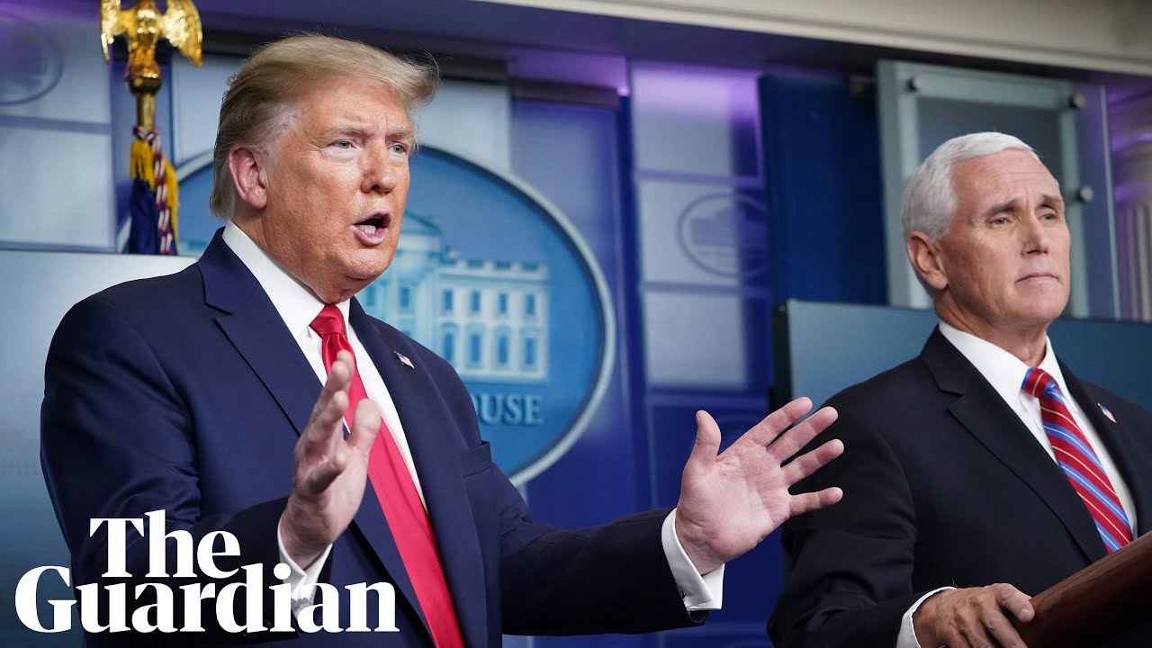Coronavirus: Donald Trump and members of the US task force brief reporters - watch live