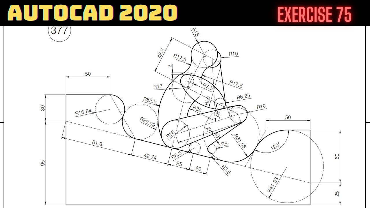 Autocad Düşünen Adam Çizimi | Autocad The Thinker Drawing | Autocad Dibujo de Pensadora| Exercise 75