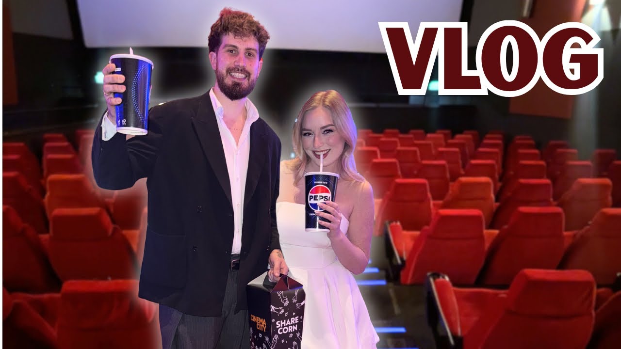 VLOG  - NASZA PREMIERA W KINIE 🍿 ( i nasza reakcja na film ślubny🫢 )