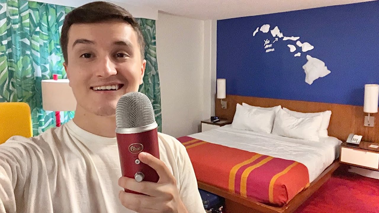 ASMR Relaxing Hotel Room Tour (Hawaii Edition)