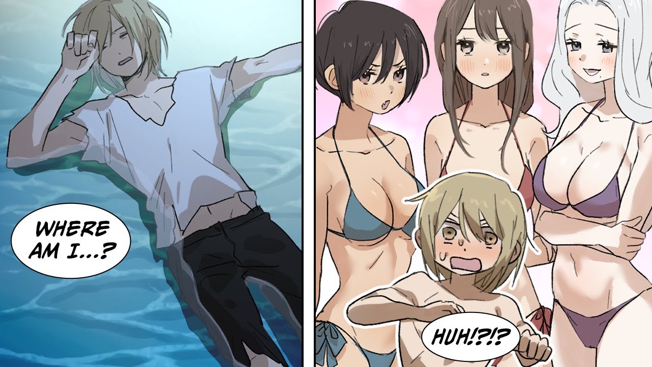[Manga Dub] Drifted away to an island, and I was surrounded by girls in bikinis... harem [RomCom]