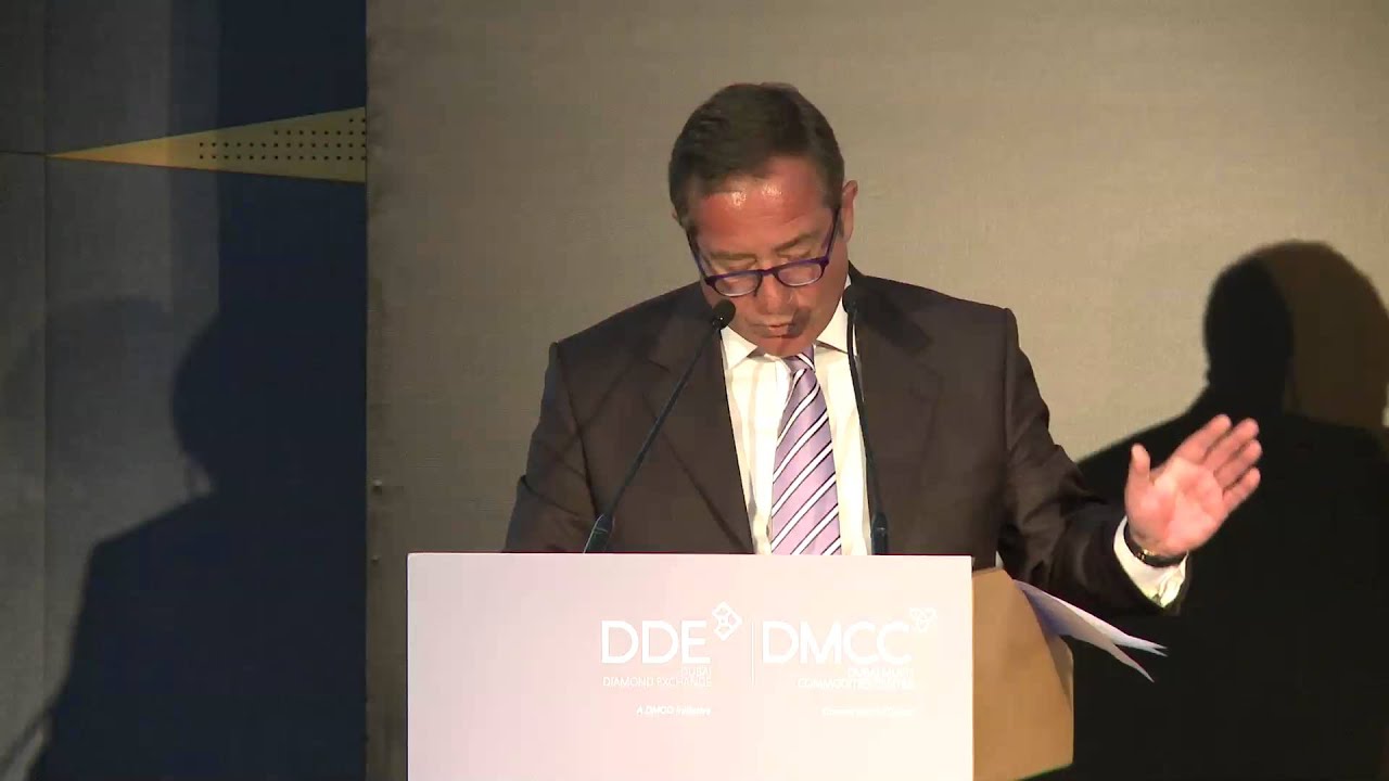 Peter Meeus Speech at Dubai Diamond Conference 2013