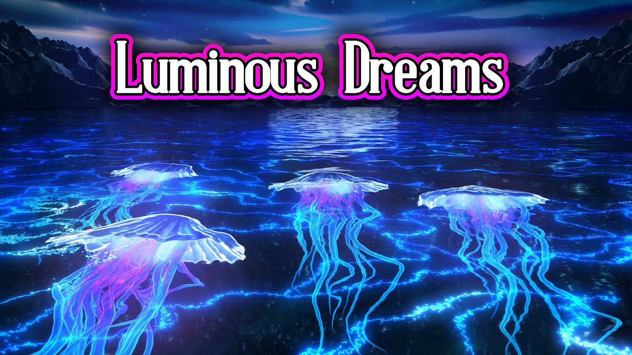 Healing Bioluminescent Ocean ★ Angelic Tones & Moonlit Waters for Deep Sleep & Inner Peace