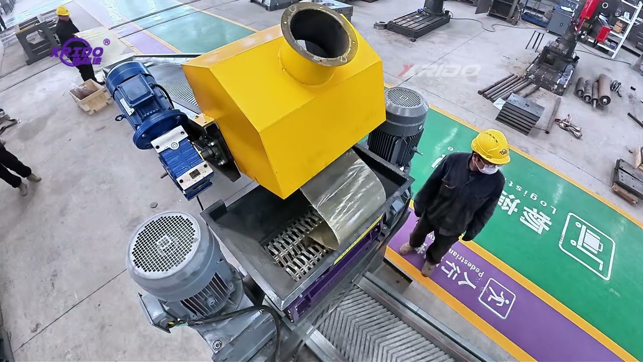 1 t/hour fiberglass recycling line #fiberglass