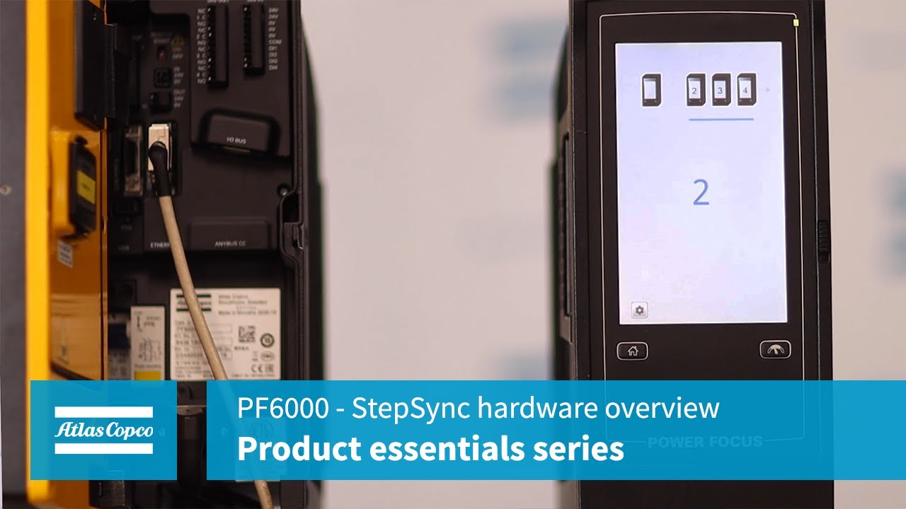 Power Focus 6000 Product Essentials Series: StepSync hardware overview | Atlas Copco