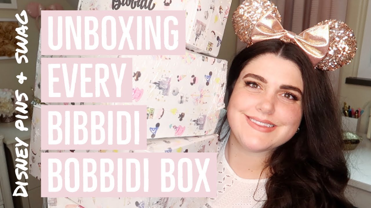 The Biggest Bibbidi Bobbidi Box Unboxing Ever Of All Seven Disney Box Sizes • Disney Pins & Swag