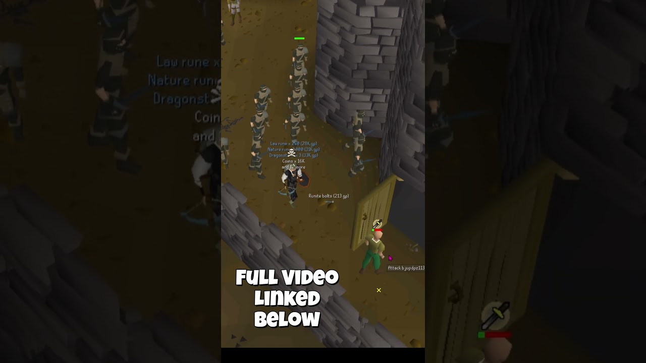 Bot Farming in OSRS is Actually Broken 😳 (Wilderness GP Method) #osrs #moneymaking