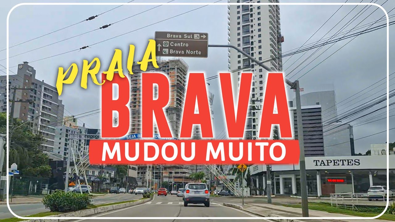 Praia Brava Itajai Cresceu demais muitos Prédios