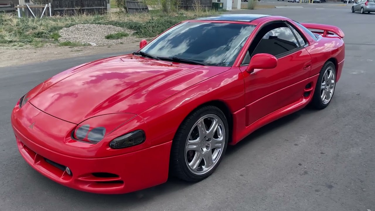 Mitsubishi 3000GT Wheel spacer comparison best cheap modification you can do.