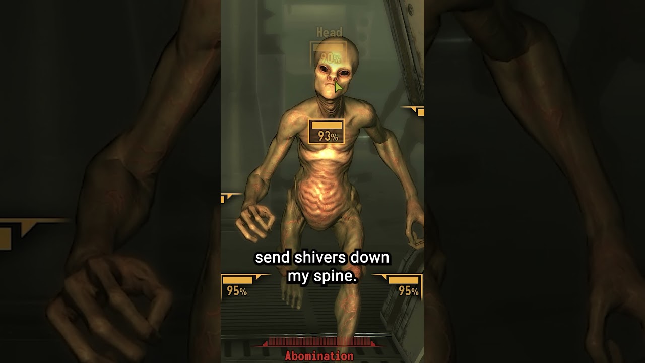 The creepiest enemy in Fallout 3  #fallout #fallout3