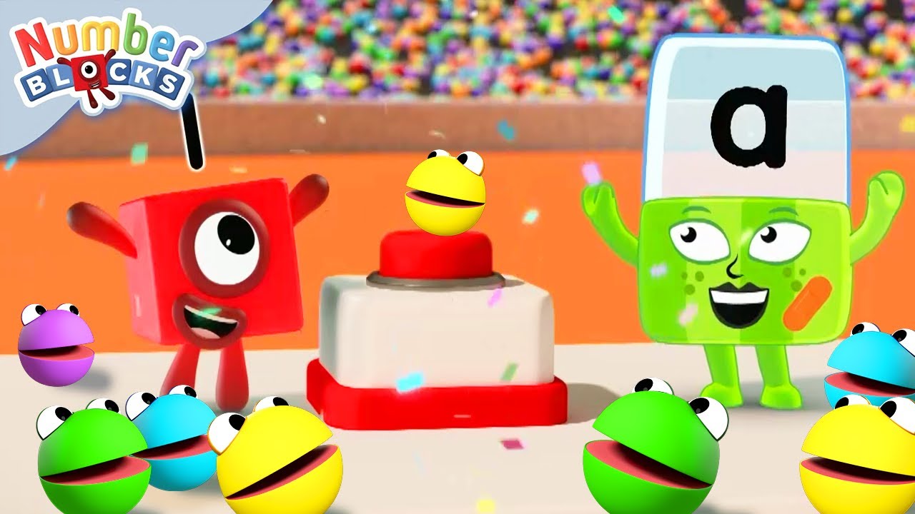 Team Games - Numberblocks & Alphablocks | Part 4 - Learn to count and read for Kids