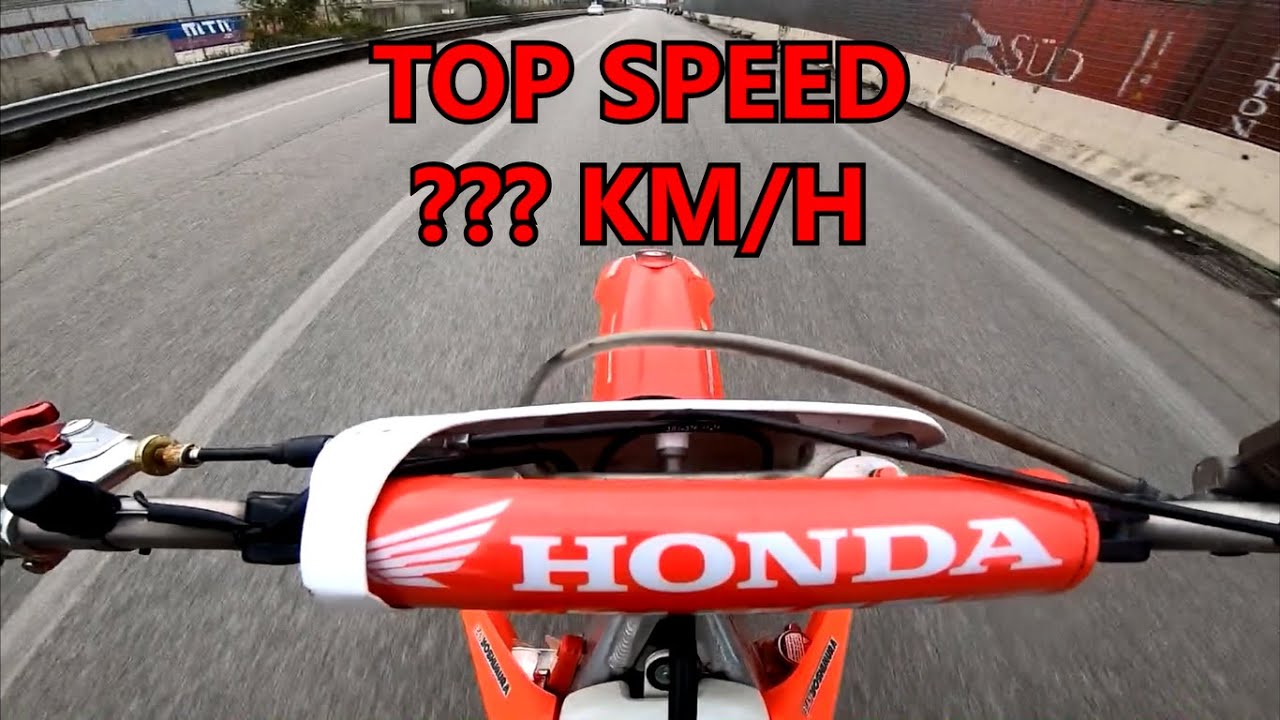 TOP SPEED HONDA CR 125