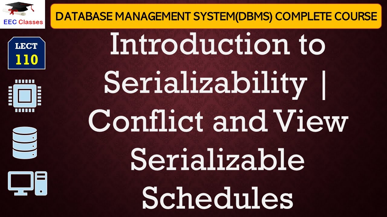 L110: Introduction to Serializability | Conflict and View Serializable Schedules in Database(DBMS)