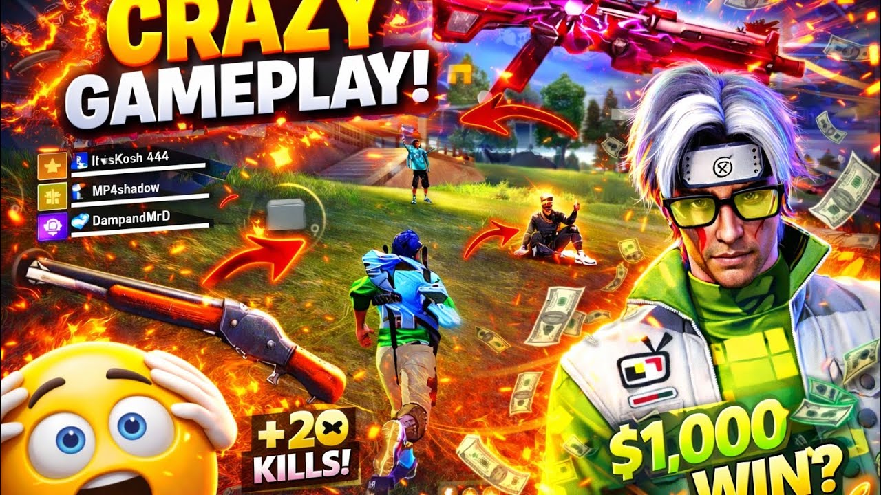 Ye Gameplay Dekh Ke Dimaag Hil Jayega 🤯 | Free Fire