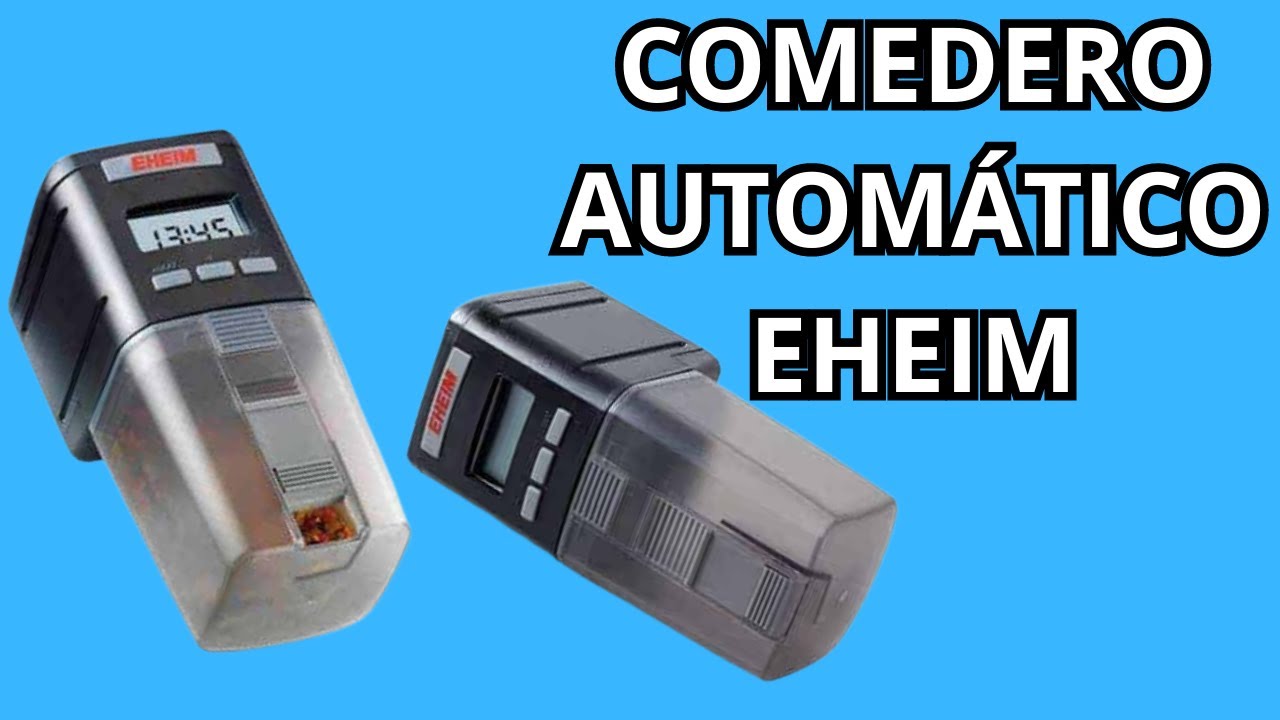 COMEDERO AUTOMÁTICO EHEIM PARA ACUARIO, VACACIONES SIN PROBLEMAS.