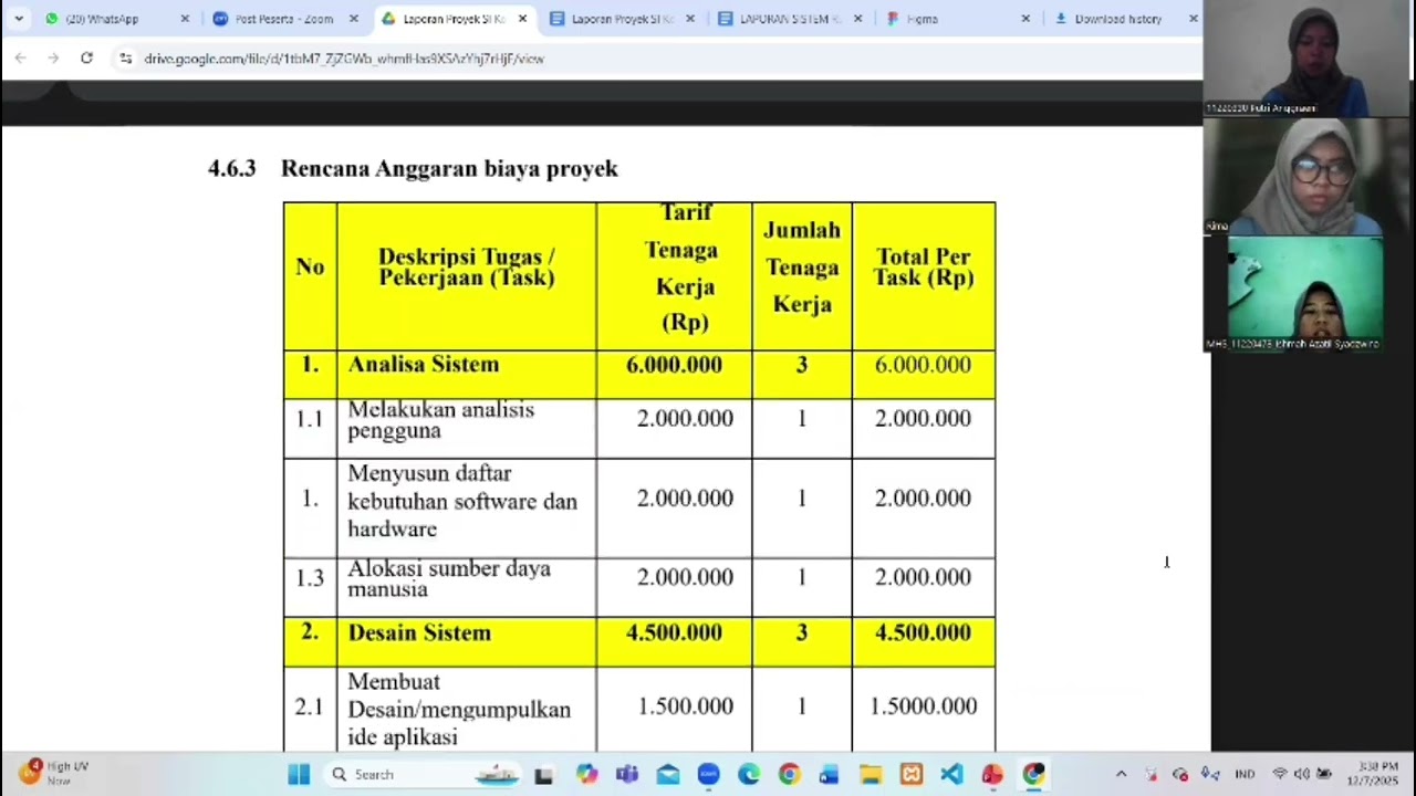 PROYEK SISTEM INFORMASI PENYEWAAN KOST BERBASIS MOBILE PADA KOS KHOIRIAH.