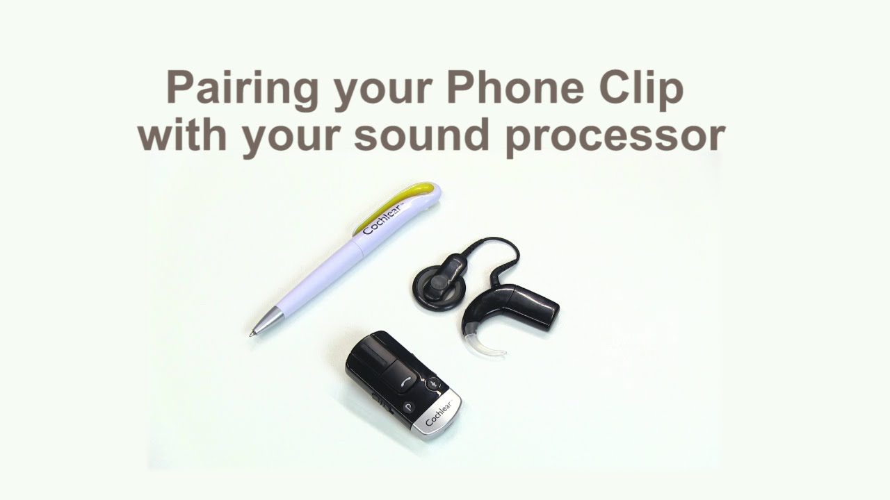 Pair your Phone Clip with your CP900 Series Sound Processor