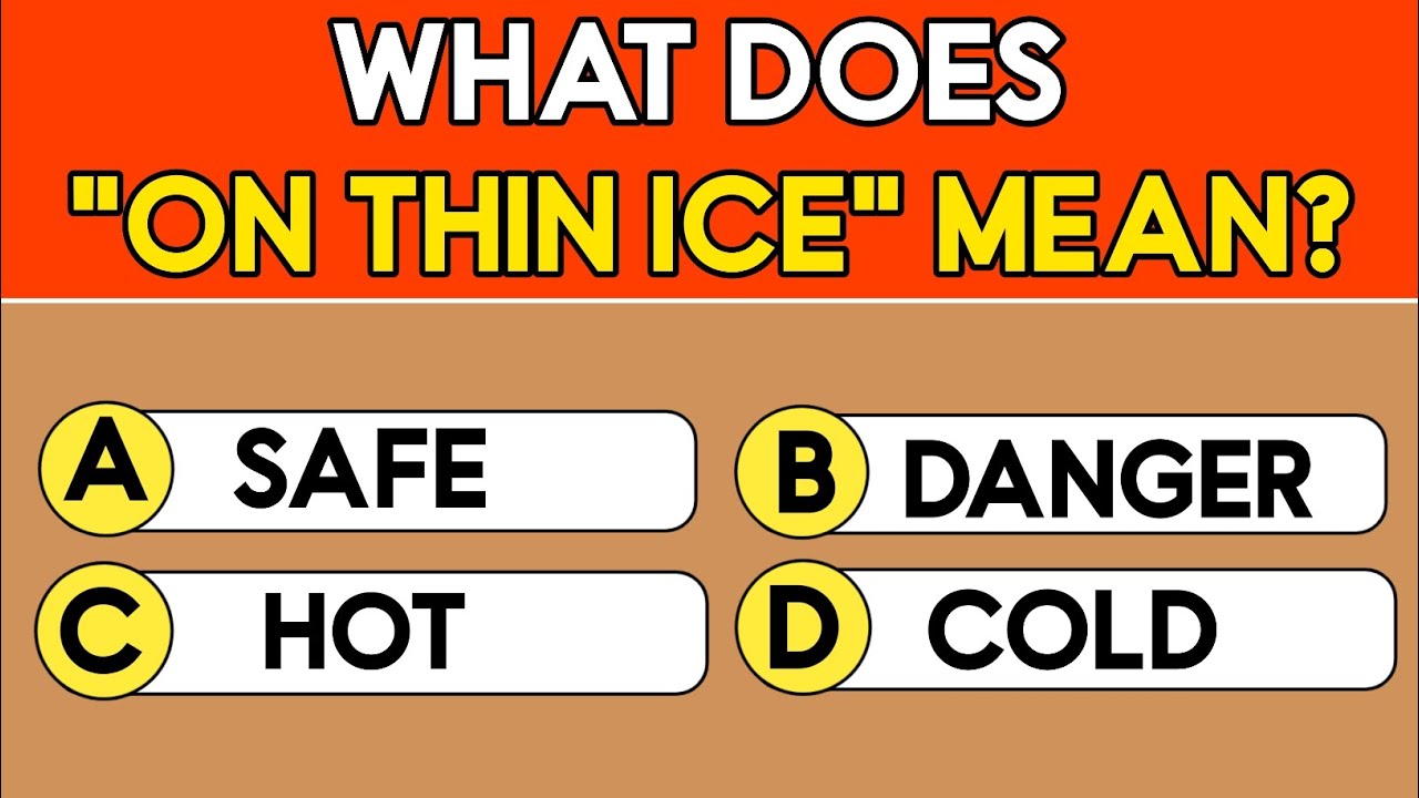 Your English Is Impressive If You Score 30+ 🤓 50 Idioms Trivia Questions! 📚